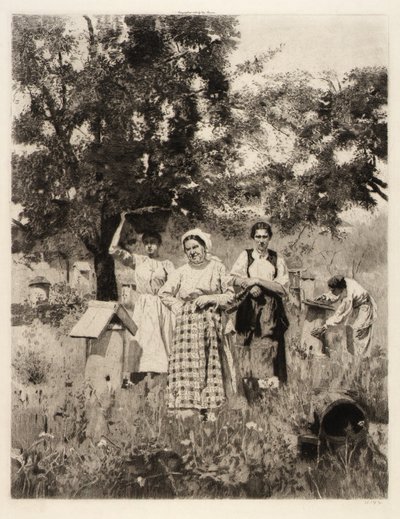 Parmi les ruches - Unidentified
