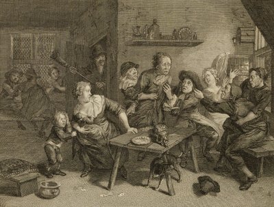 Deux hommes tirant des couteaux... - Unidentified