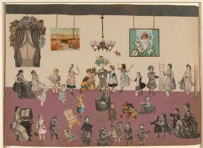 Sans titre (collage victorien) - Unidentified
