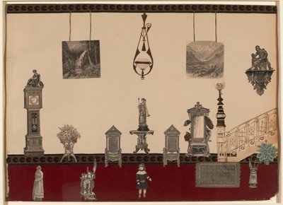 Sans titre (collage victorien) - Unidentified
