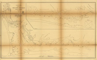 Détroit et détroit de Core, Caroline du Nord. LOC 99447462 - United States Coast Survey