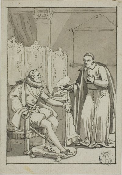 Audience du cardinal avec Henri IV - Unknown