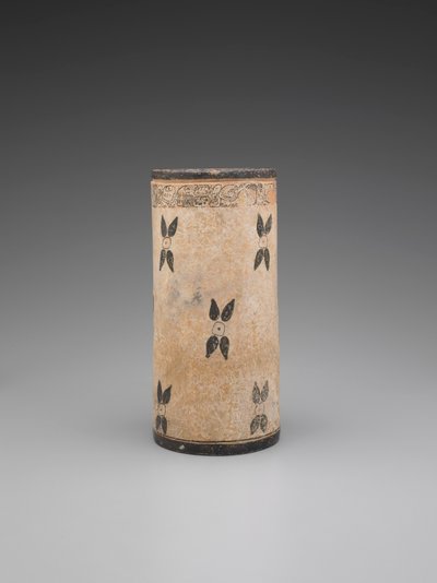 Vase à cacao avec motif floral - Unknown