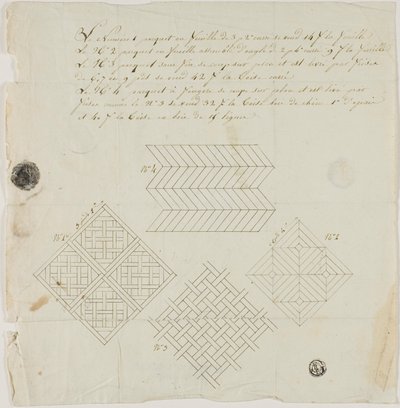 Intarsia Designs for Flooring - Unknown