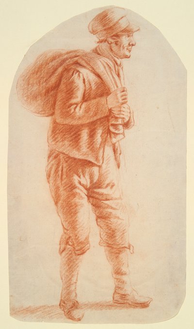Homme avec sac - Unknown