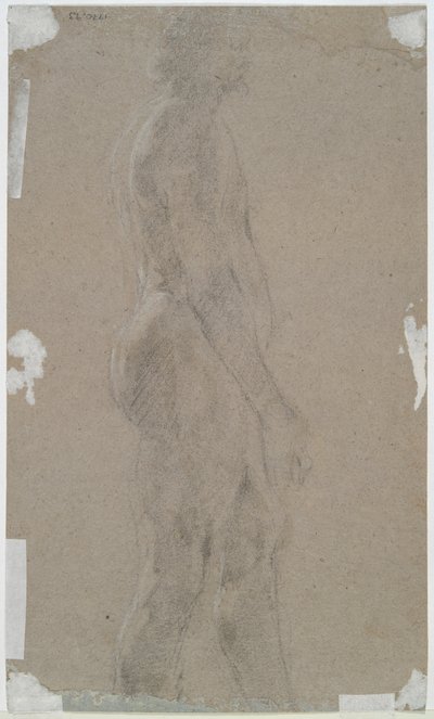 Homme nu (recto); Figure masculine de profil (verso) - Unknown