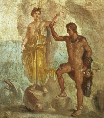 Persée libérant Andromède, de la maison de Castor et Pollux, Pompéi, 4e style décoratif, vers 50-79 après J.-C. - Unknown