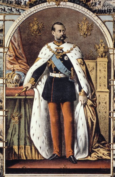 Portrait du tsar Alexandre II, empereur de Russie - Unknown
