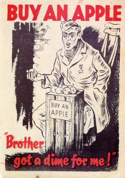 Propagande. Achetez une pomme. Mon frère a eu un sou pour moi ! 1940 - Unknown