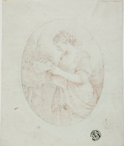 Jeune femme lisant - Unknown