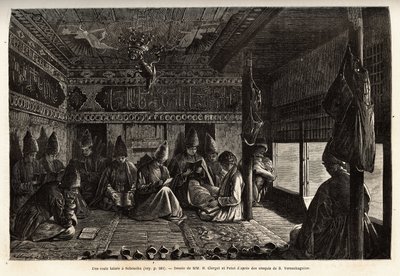 Une école tatare à Schusha (Transcaucasie, Russie), l
