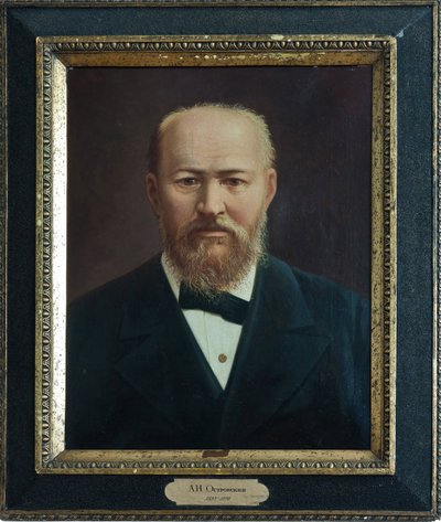 Portrait du dramaturge Alexandre N. Ostrovski (1823-1886) - Unknown artist