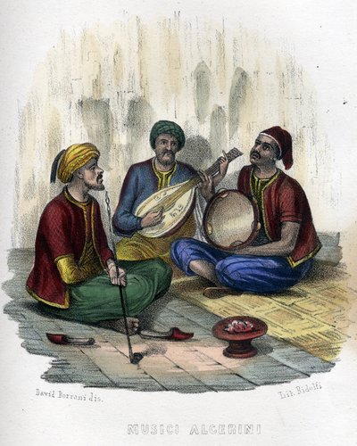 Musiciens algériens. dans « L