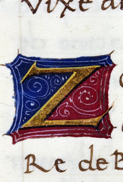 Alphabet : lettre Z miniaturée - Unknown artist