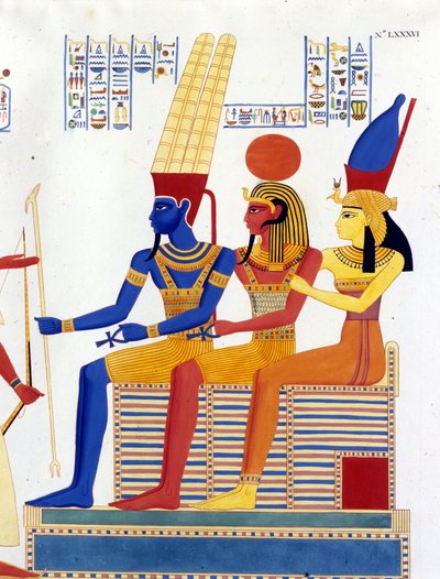 Amon - re, Ptah, Mut - dans "Monuments de l