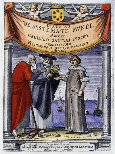 Aristote, Ptolémée et Nicolas Copernic - Unknown artist