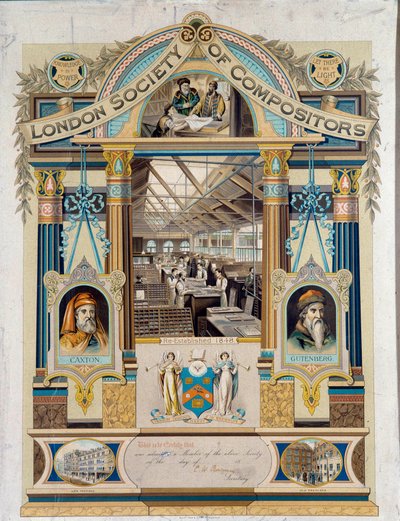 Certificat autographe de claviste délivré par la Société des Clavistes de Londres - Unknown artist