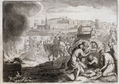 Bible de Royaumont, Ancien Testament : Oza frappé par Dieu. David veut ramener l
