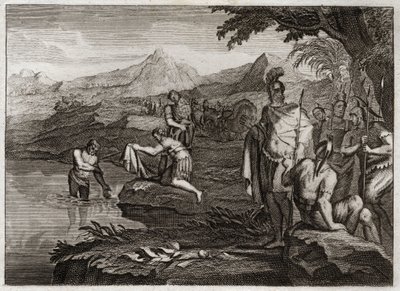 Bible de Royaumont, Ancien Testament : Guerre de Naaman. Naaman, général de l