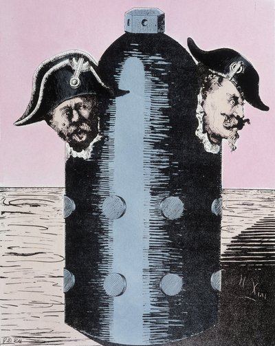 Caricature sur la Commune de Paris : « Les œufs de Pâques des Parisiens » année 1871 - Unknown artist