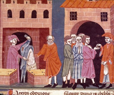 Charité au Moyen Âge : assistance publique - Unknown artist