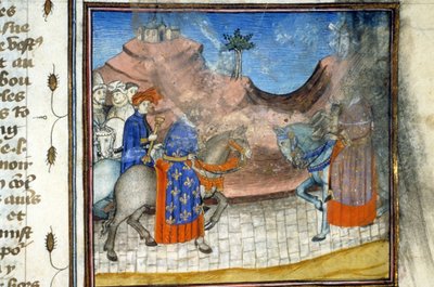Charles VI. Miniature - Unknown artist