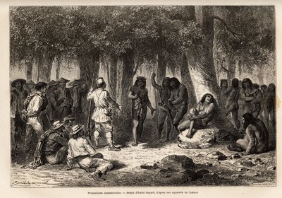 Propositions commerciales entre les Indiens Siriniris et les membres de l