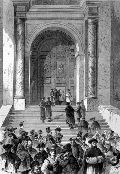 Conclave dans lequel le pape Léon XIII a été élu. 1878. - Unknown artist
