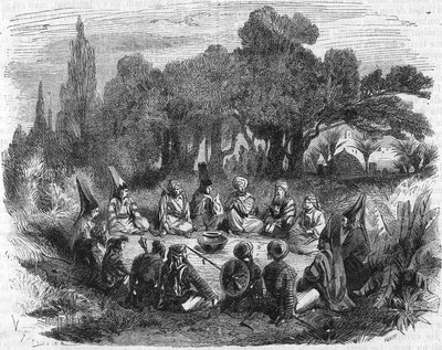 Conseil tenu par les chefs des janissaires à Constantinople vers 1400 - Unknown artist