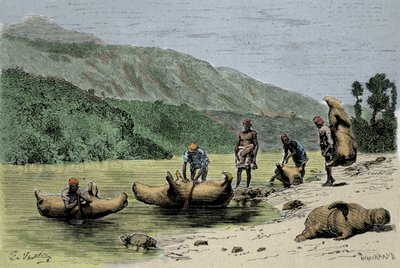 Us et coutumes de transport : peaux d