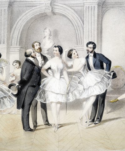 Danseurs entourés d