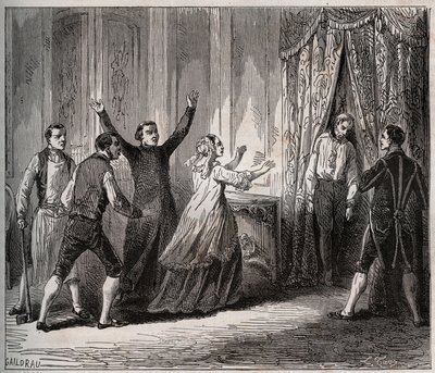 Mort du prince de Condé (Louis VI Henri de Bourbon Condé) - Unknown artist