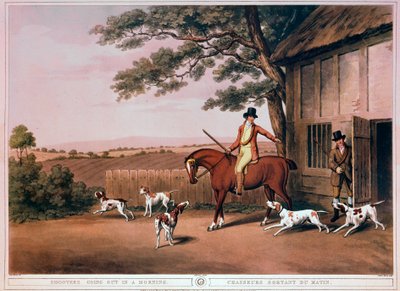 Départ pour la chasse tôt le matin d