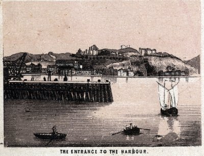 Douvres, Angleterre : Entrée du port de Douvres. dans « Le Monde Illustré 168 vues » Sans date (fin XIXe siècle) - Unknown artist