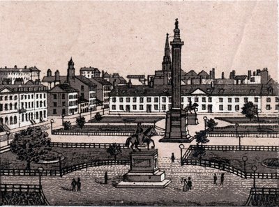 Édimbourg, Écosse : vue de George Square à Édimbourg - Unknown artist