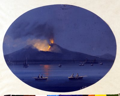 Éruption nocturne de l