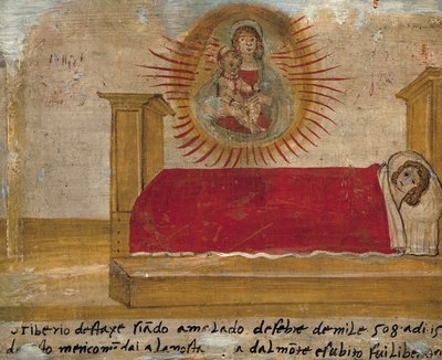 Ex-voto représentant la Vierge à l
