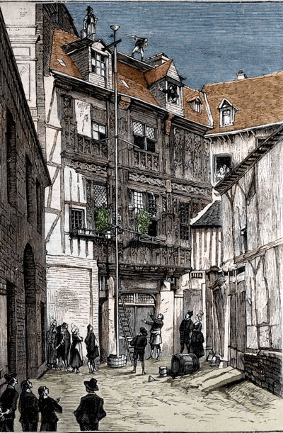 Expérience du baromètre à eau, exécutée à Rouen par Pete et Blaise Pascal - Unknown artist