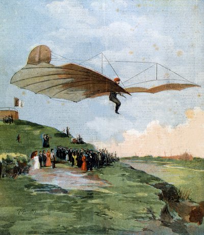 Premier essai de vol plané d