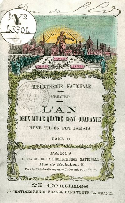 Première page du livre « L