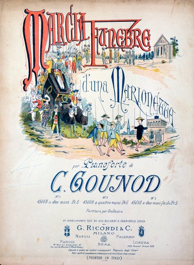 Frontispice de la Marche funèbre d