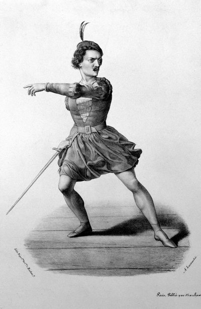 Gilbert-Louis Duprez dans le rôle d