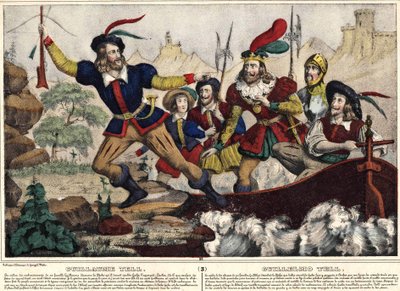 Guillaume Tell découvre la flèche - Unknown artist