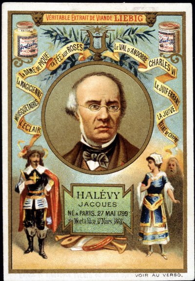 Halévy dit Jacques Fromental Lévy, compositeur français (1799-1862) dans le cadre de la promotion d