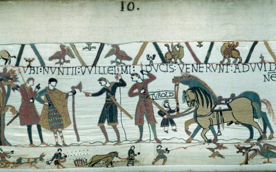 Harold informant le duc de Normandie Guillaume le Conquérant - Unknown artist