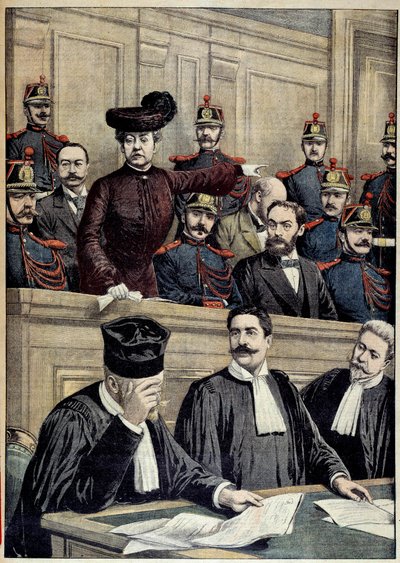 Affaire Humbert : le procès de Thérèse Humbert, représentée par une escroc française, prétendant être l