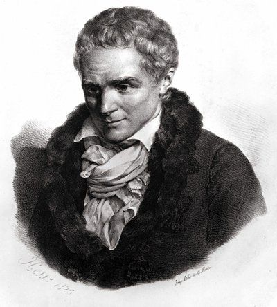 Jean-Jacques Rousseau (1712-1778), écrivain et philosophe genevois francophone - Unknown artist