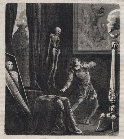 Jean Châtel (1575-1594) enfermé par les Jésuites dans la chambre des méditations - avant sa tentative d