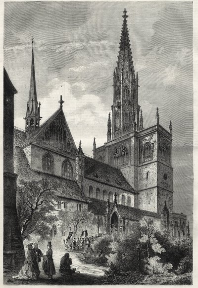 Konstanzer Münster - La cathédrale de Constance - Allemagne - Cathédrale Notre-Dame de Constance - 1868 - Unknown artist
