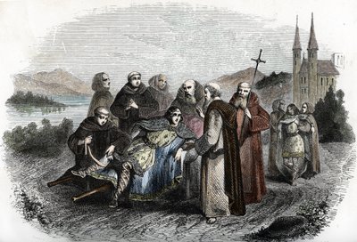 Légende des énervés de Jumièges : les deux fils du roi mérovingien Clovis II, punis pour s